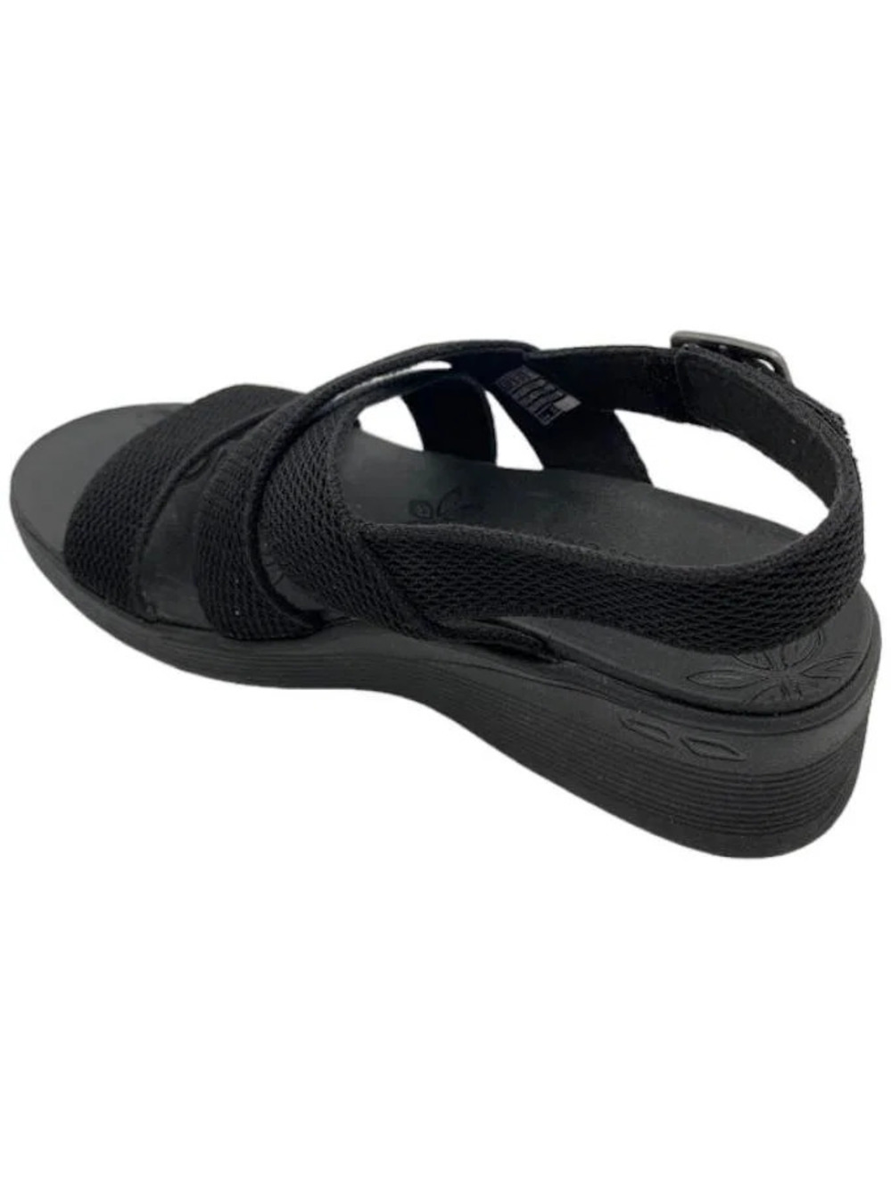 Skechers Pier-Lite Vegan Washable Sling-Back Wedges Night Owl Black - Medium - Picture 3 of 3